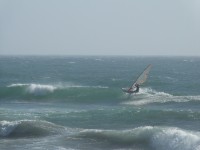 Jen at the Jetty catching a birthday wave